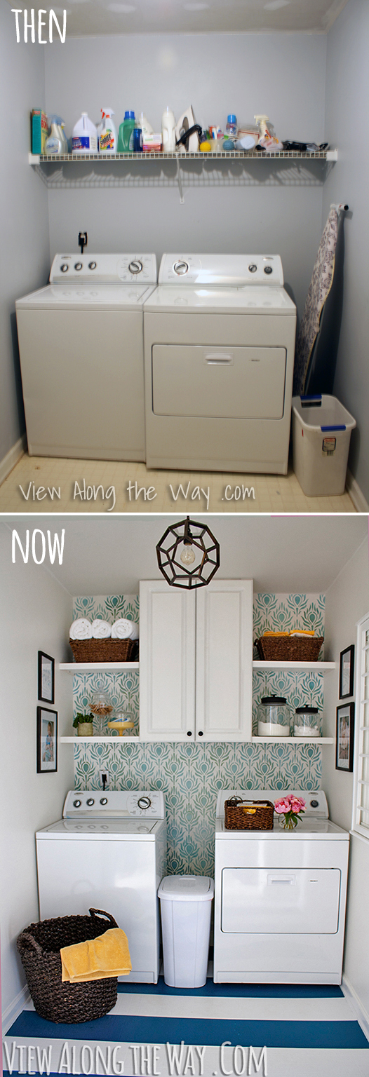 home blog - laundry room before after