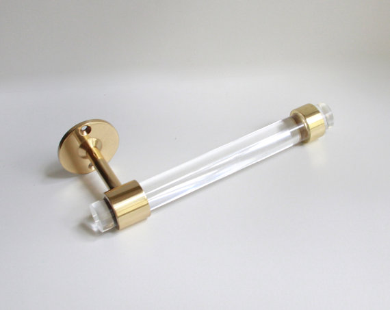 lucite-and-brass-toilet-paper-holder